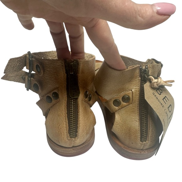 NEW Bed Stu Afrodita Gladiator Sandals in Bone Dip Dye 7 - Picture 8 of 12